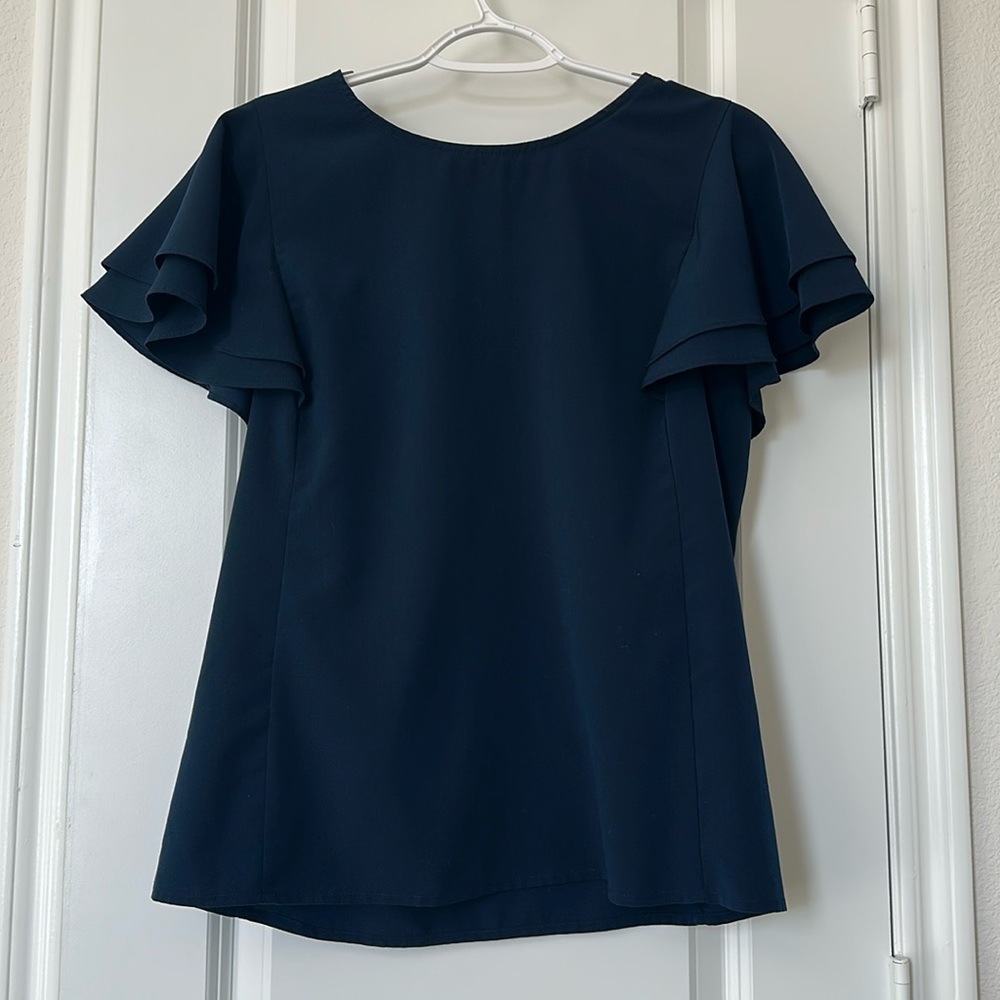 Banana Republic Layered Relaxed Fit Bell Sleeve Blouse